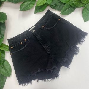 Abercrombie & Fitch Curve Love The Mom Denim Short High Rise Size 30 / 10